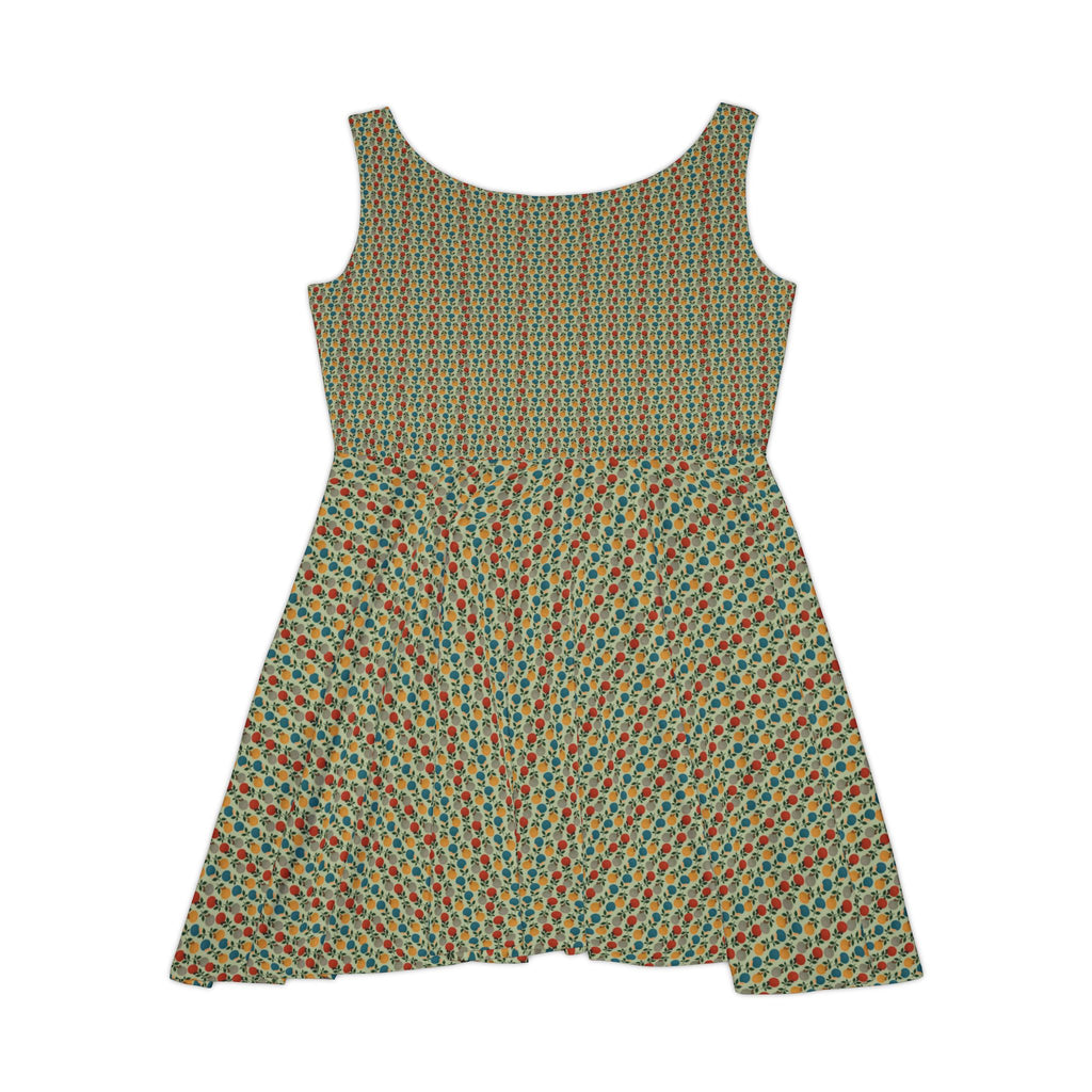 Afro Flowers Women's Skater Dress (AOP)