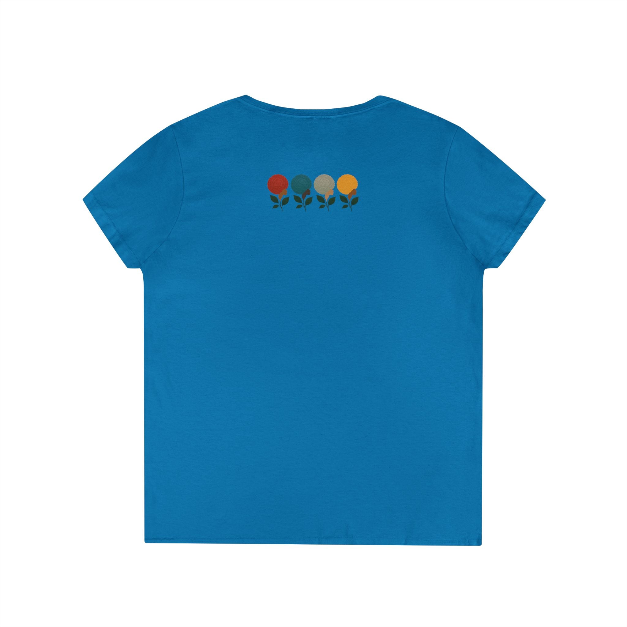Blackwomerican  Ladies' V-Neck T-Shirt