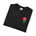 Red Afro Flower - Unisex Garment-Dyed T-shirt
