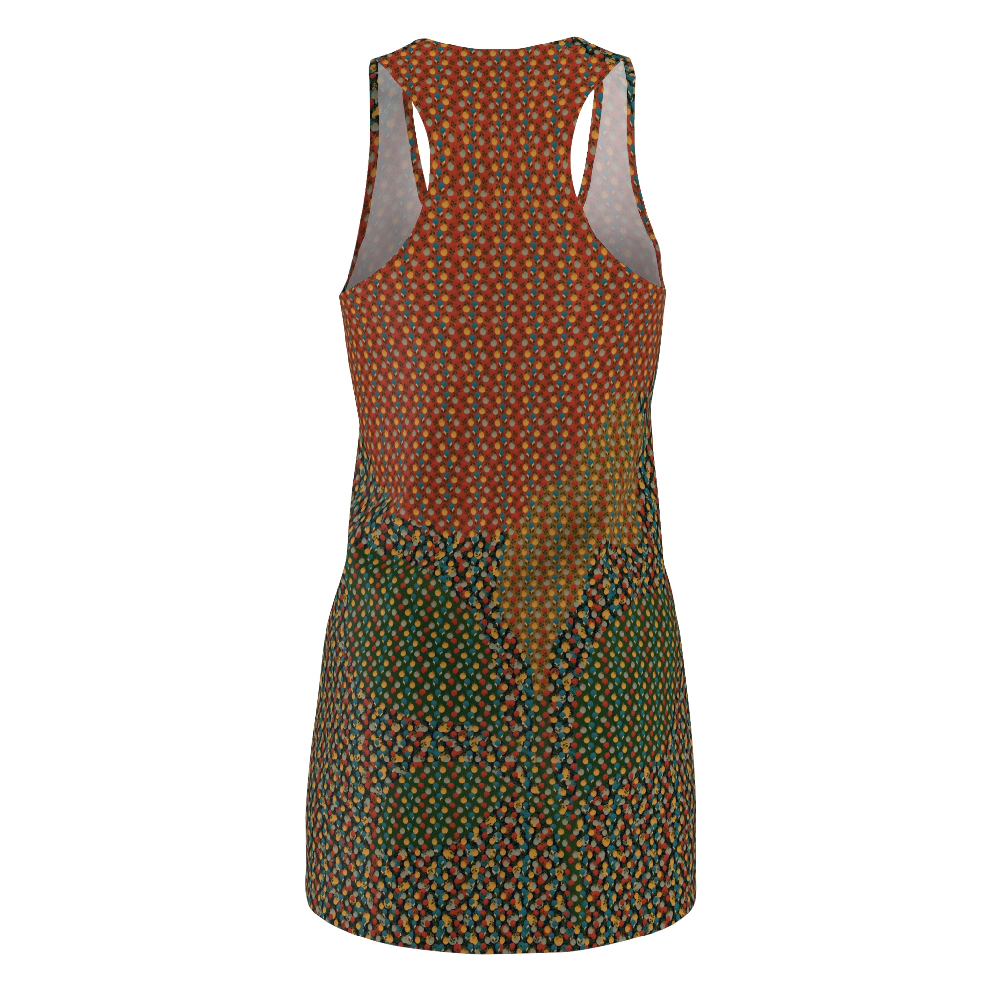 Afro Flower Racerback Dress (AOP)
