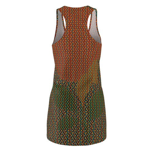 Afro Flower Racerback Dress (AOP)