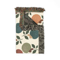 A Field of Afro Flowers Blanket Throw