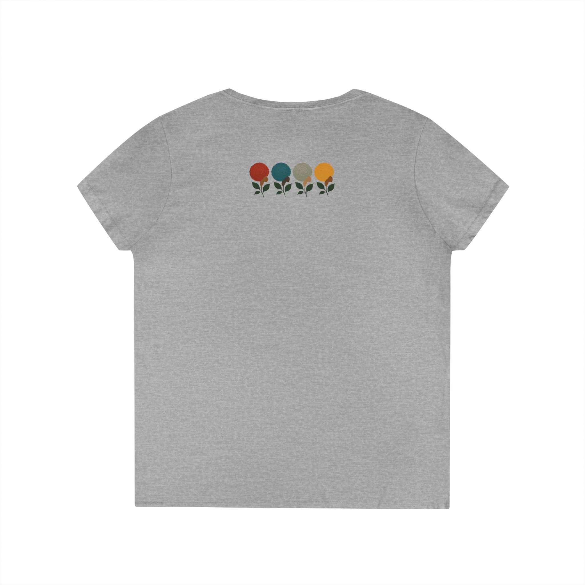 Blackwomerican  Ladies' V-Neck T-Shirt