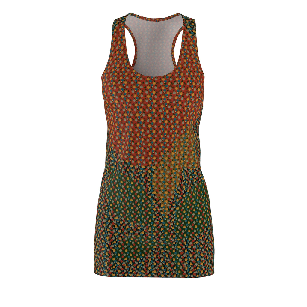 Afro Flower Racerback Dress (AOP)