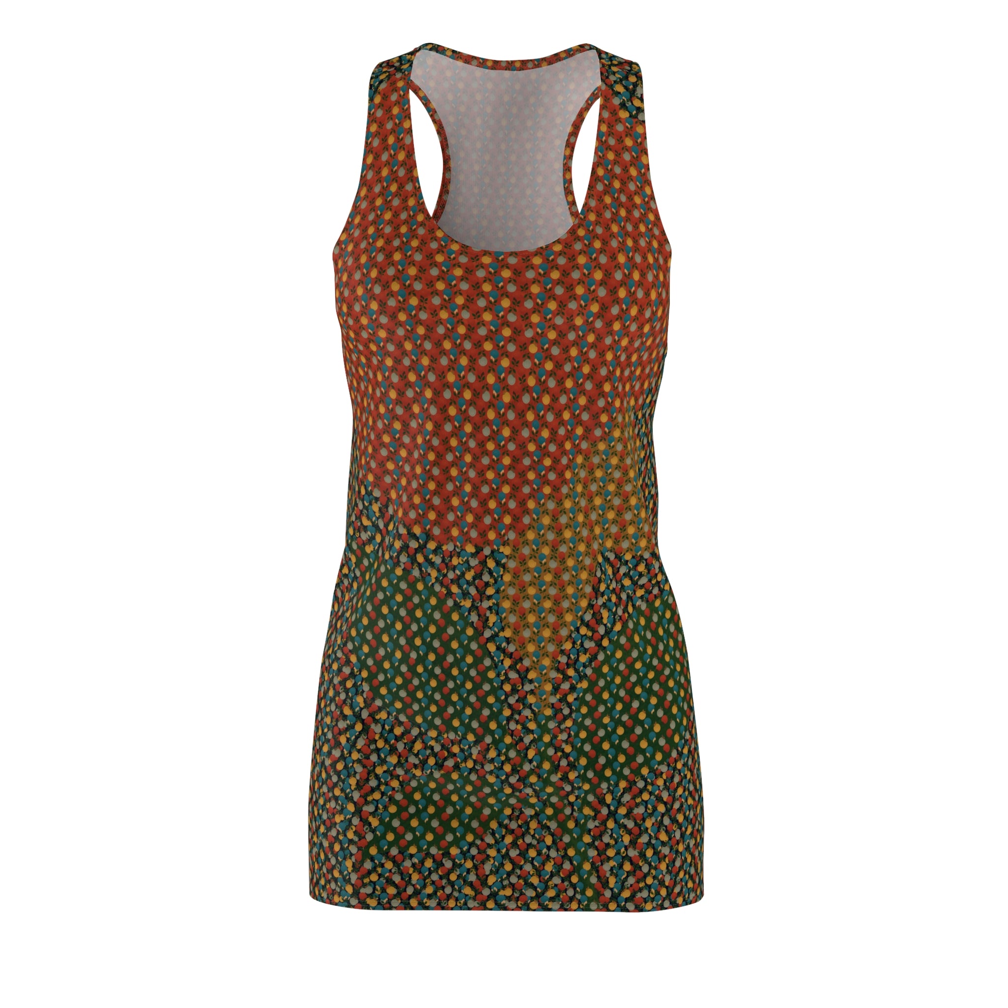 Afro Flower Racerback Dress (AOP)