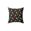 Afro Flowers Spun Polyester Square Pillow