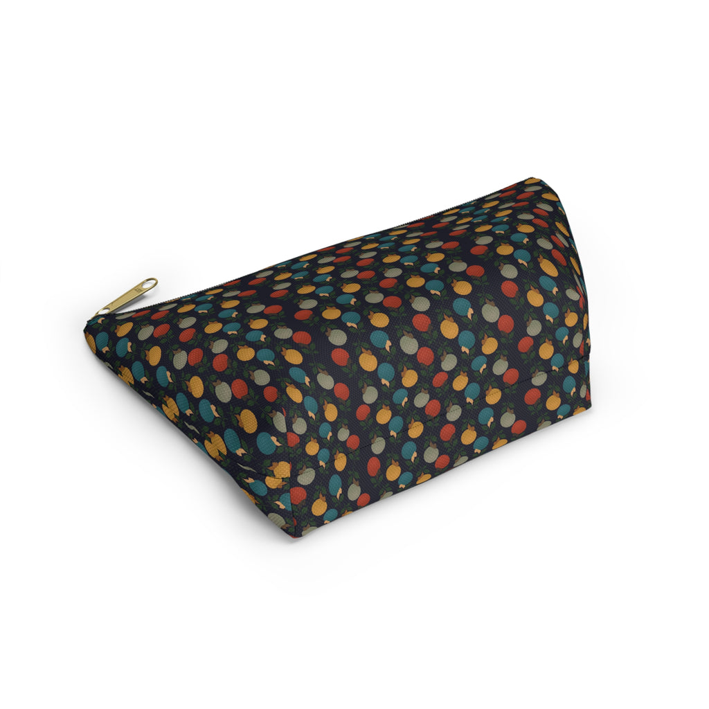 Afro Flowers Accessory Pouch w T-bottom