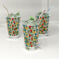 Afro Flowers Pint Glass, 16oz