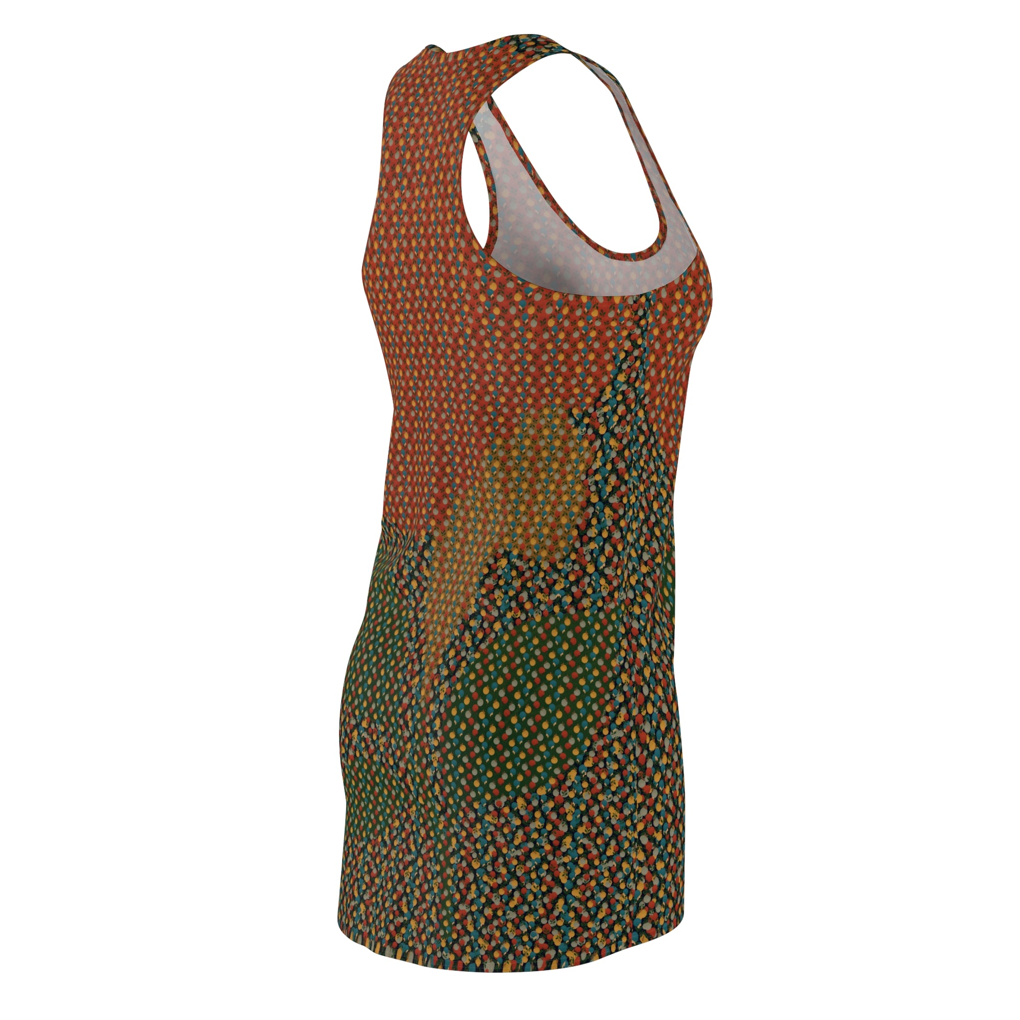 Afro Flower Racerback Dress (AOP)