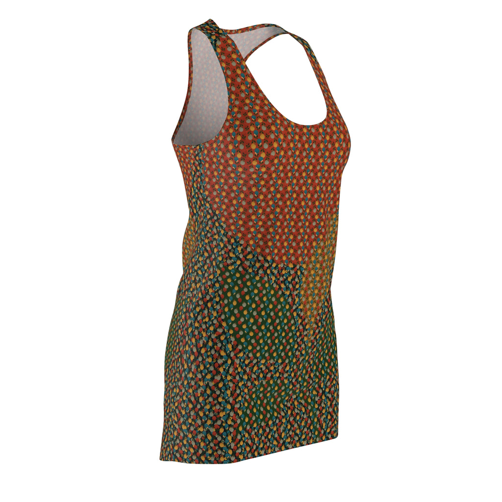 Afro Flower Racerback Dress (AOP)